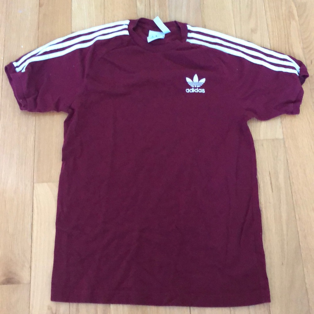 Adidas Mens Maroon Shirt